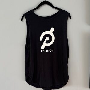 Peloton Black Sleeveless Mood Tee (Medium)